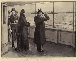 Le départ du duc et de la duchesse de Cornouailles